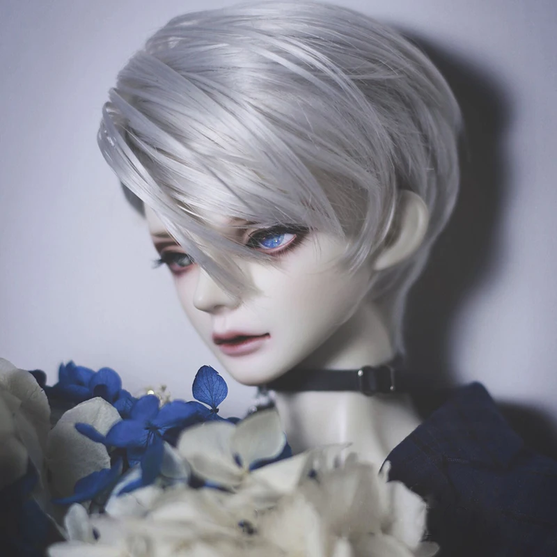 

Bybrana BJD Wigs 1/3 High Temperature Fiber short Straight hair for Dolls