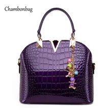 2016 New Arrival Luxury Brand Handbag Famous Designer Classic Women Bags Colorful Ladies Handbag Purple Bags