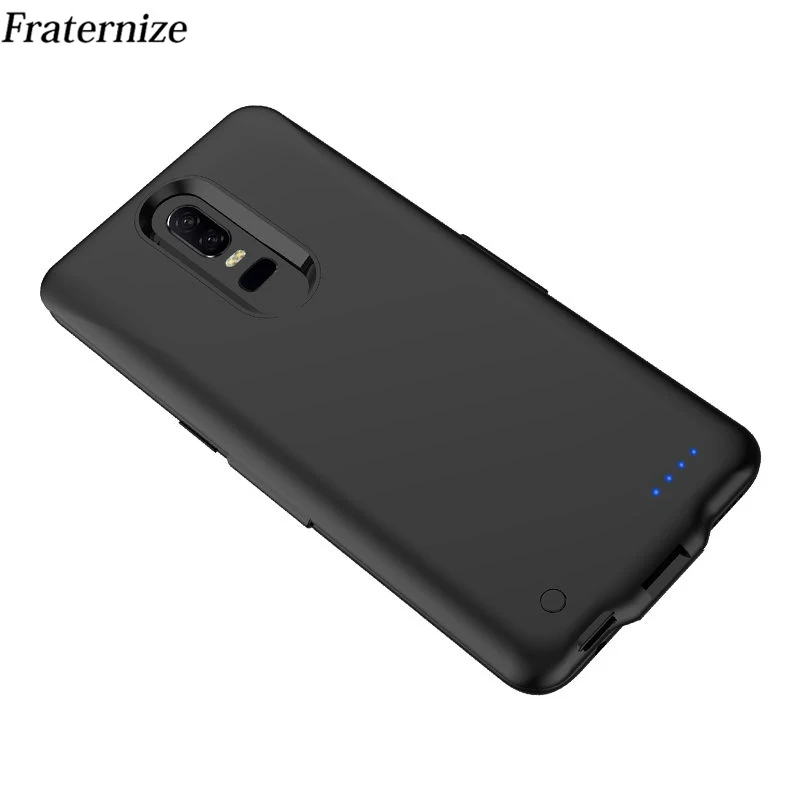 5000 мАч Тонкий чехол для зарядного устройства Oneplus 6 аккумулятора тонкий внешний