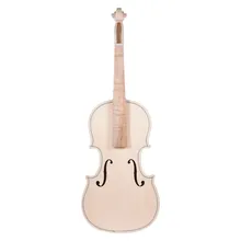 DIY 4/4 полноразмерный набор скрипок из натурального массива дерева клен гриф на шею