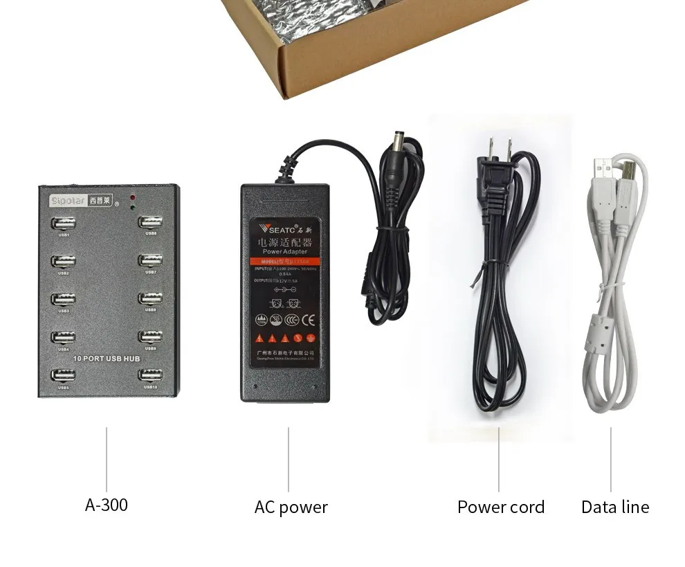 10 разъём(ов) bitcoin добыча USB HUB