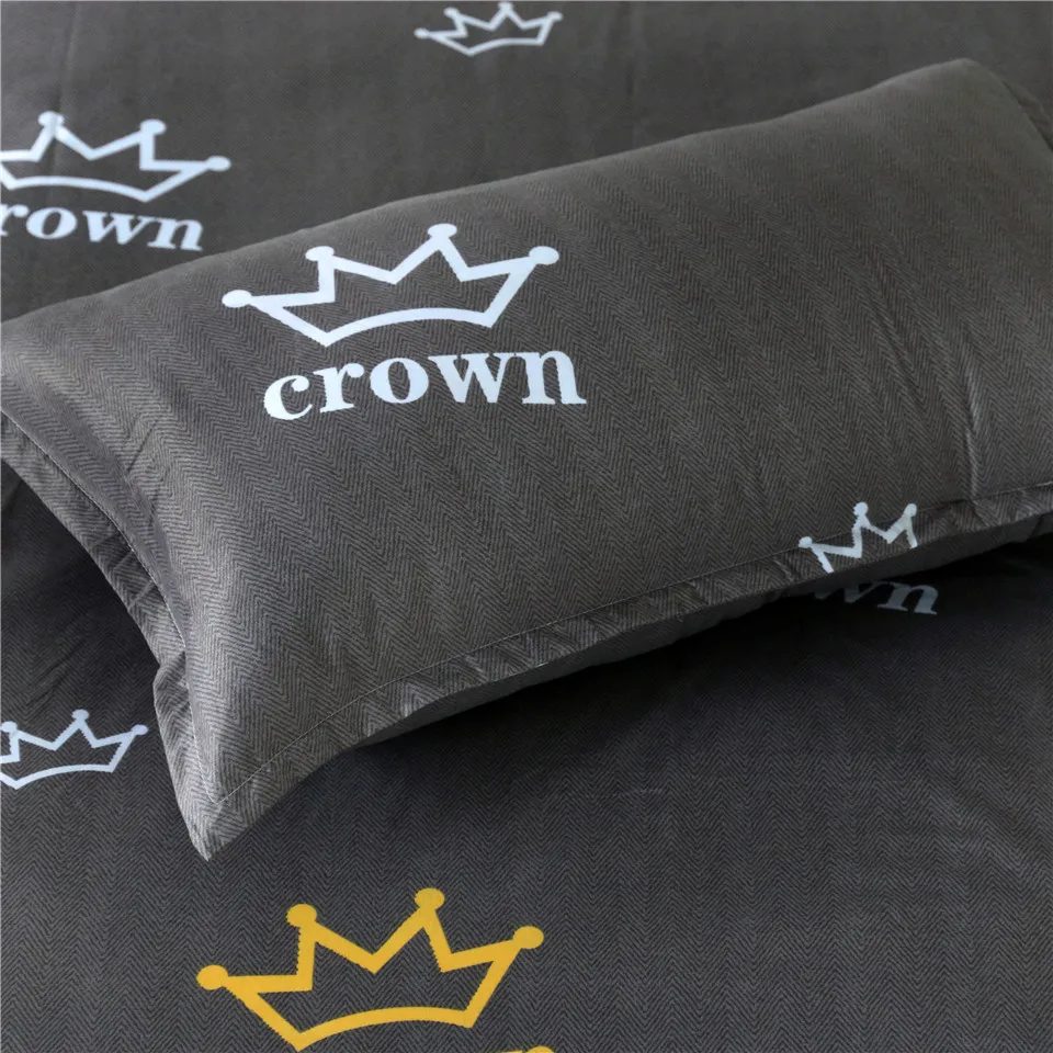 BeddingOutlet Корона Постельное белье queen King, стеганое одеяло, размеры: комплект для обычной двухстальной стильный серый комплект постельного белья 2/3/4 шт. полосатая реверсивная покрывала