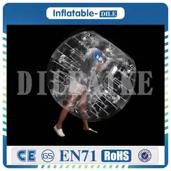 Лидер продаж 0,8 мм ПВХ 1,7 м прочный надувные бампер Бурлящий шарик, пузырь футбольный мяч для Футбол