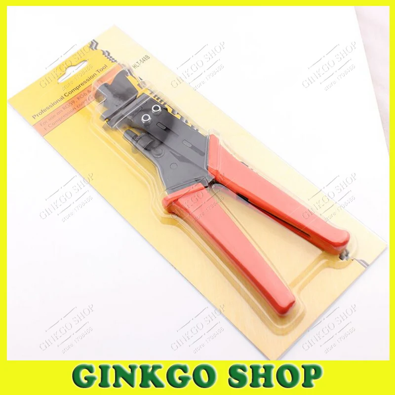 

2pcs Compression Tool Commun for RG6 RG11 F Head Clamp Straight Type Squeeze Pliers TV F Head Extrusion Tool 75-5-7
