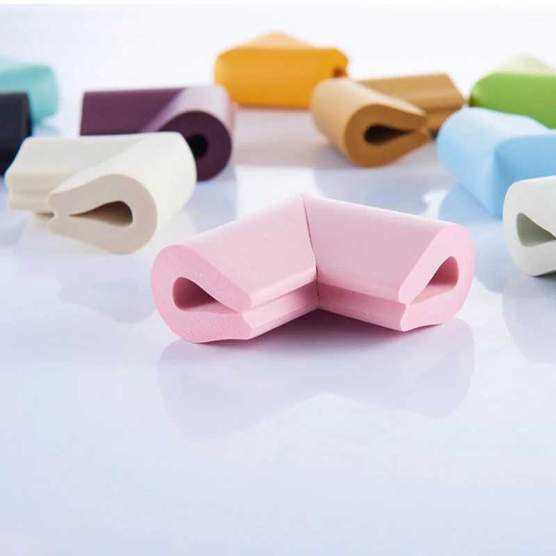 10PCS/Lot Silicone Table Desk Corner Edge Angle Cover Guards Baby Corner Protector Children Safety Edge Guards For Baby TYM087
