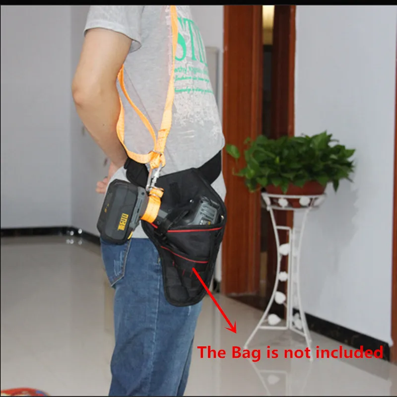 Cordless Impact Driver Stap Electric Wrench Strap Safety Shoulder Strap 800mm Length tool bags for sale