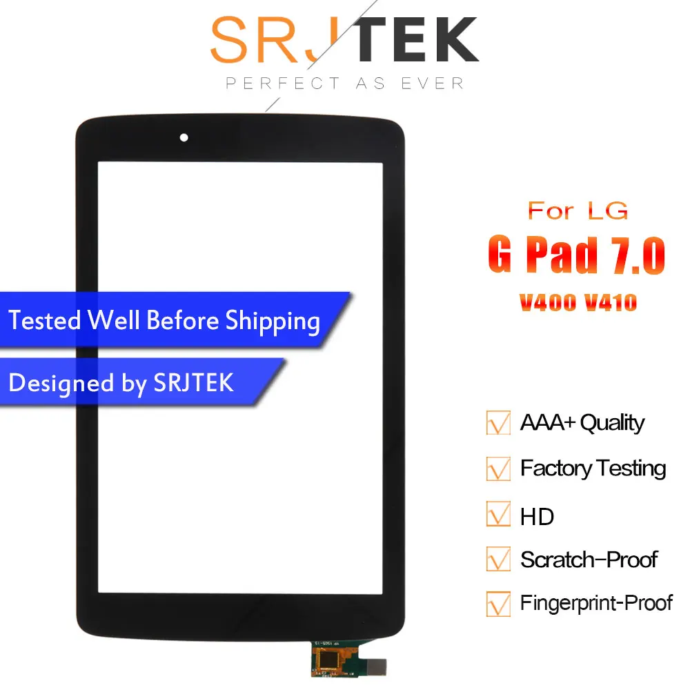 Srjtek 7 &quotдля LG G Pad 0 V400 V410 сенсорный экран дигитайзер сенсорная панель планшетный
