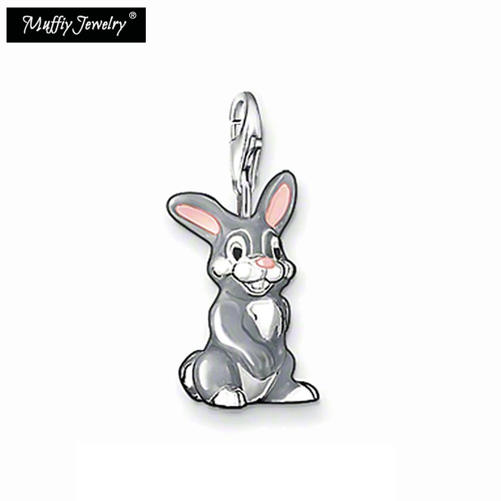 

Thumper Rabbit Charm,Europe Style Club Good Jewelry For Women,2018 Gift In 925 Sterling Silver Fit Bag Bracelet,Super Deals