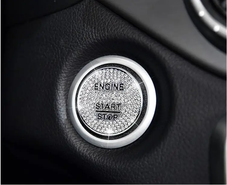 car engine start sticker for Mercedes Benz GLC C Class W205 car sticker (1)