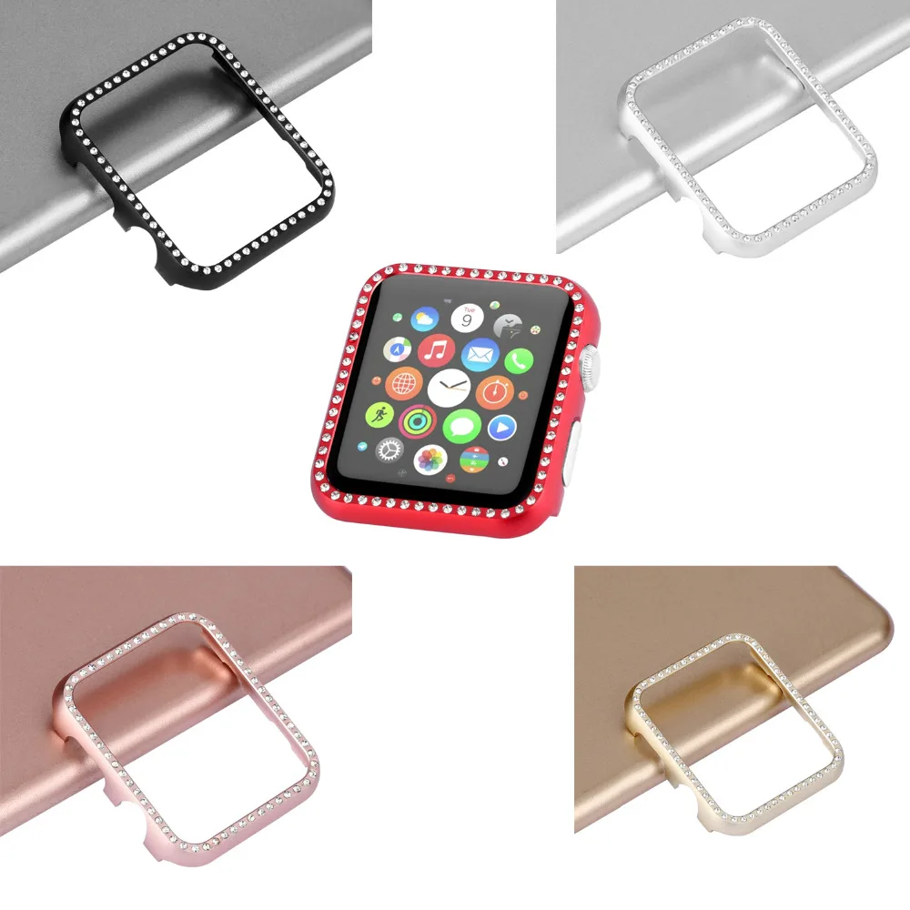 Лучшая цена жесткий защитный чехол для Apple Watch case Series 4 3 2 1 38 мм 42 мм 40 мм 44 мм для iwatch band