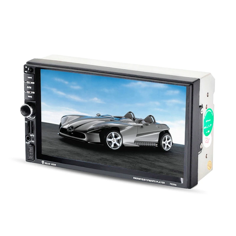 Cheap DHL 10PCS 7020G 7 Inch HD Touch Screen Car Bluetooth Audio Stereo MP5 Player Support GPS Navigation 2