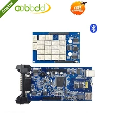 vci with bluetooth BT scanner Latest 2014 R2 R3 Free activation new TCS CDP pro plus LED 3 IN1 Carton Box