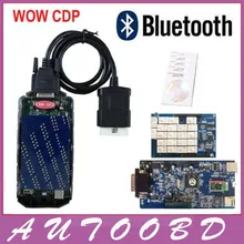 3PCS/Lot DHL Freeship V5.008 R2 VD TCS CDP Pro OBD2 /OBDII Auto Diagnostic WOW CDP Bluetooth interface Scan Tool for Cars Trucks