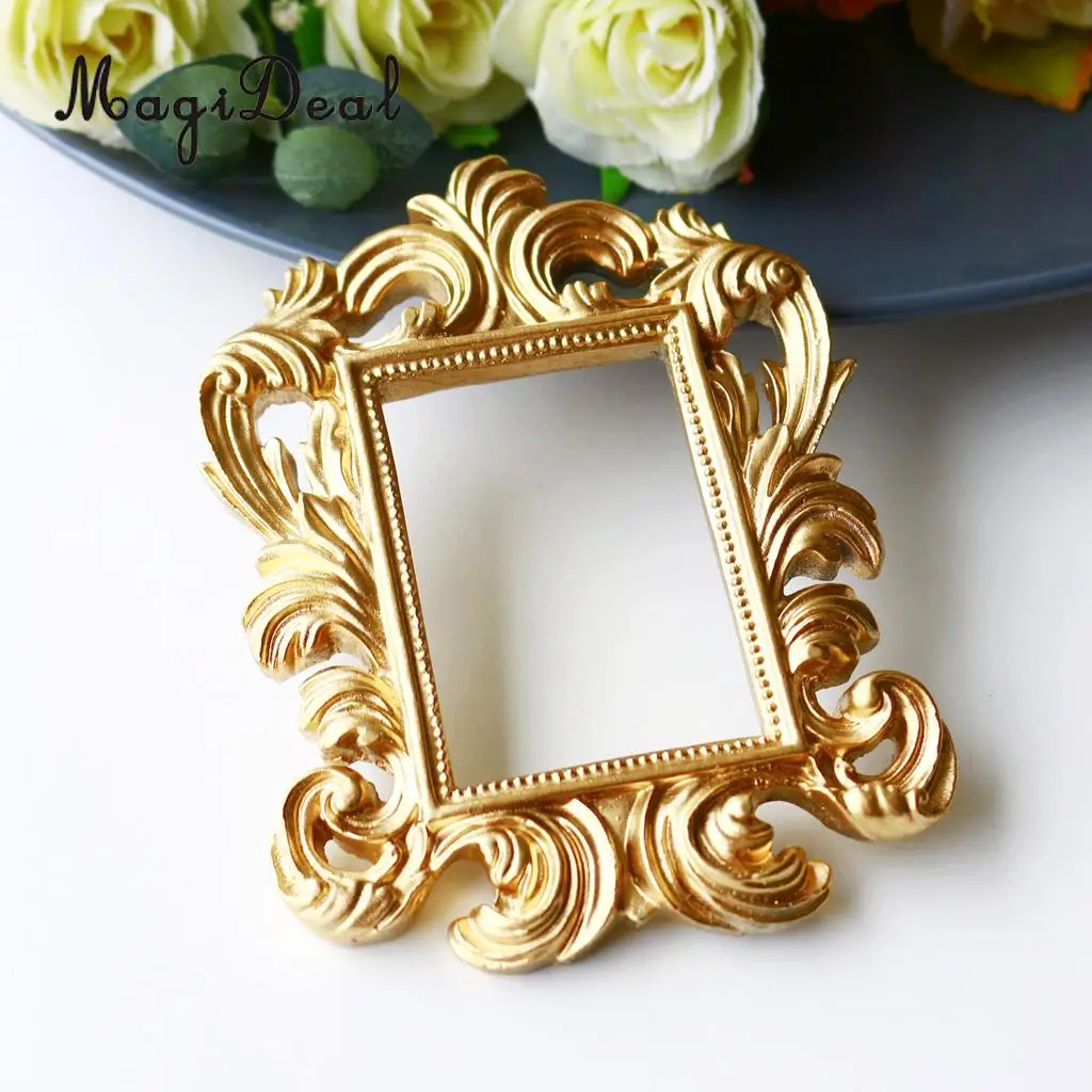 

Vintage Baroque Rectangle Resin Wall Frame Home Decor Wedding Photo Prop