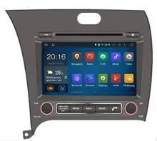 ROM 16G Fit Kia CERATO K3 FORTE 2013 Left Driving Car DVD Player Quad Core 1024*600 Android 5.1.1 3G Radio GPS TV WIFI Bluetooth