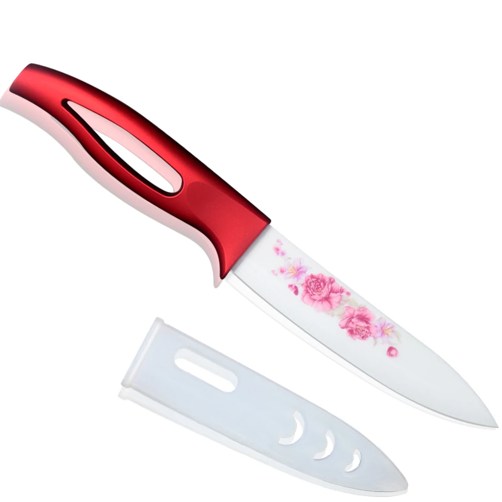 XYJ ceramic knife high material ABS+TPR kitchen knives slicing knives