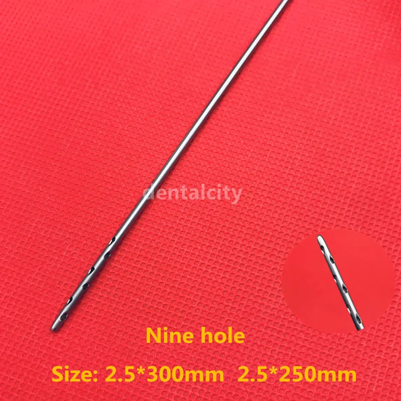 Best Stainless Steel Nine hole Surgical Instruments Liposuction Cannulas