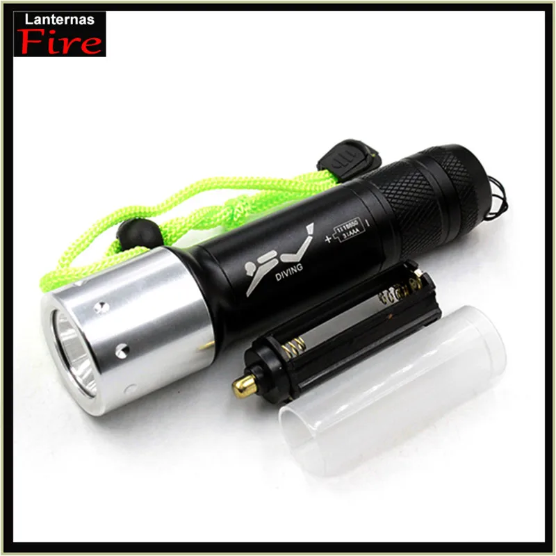 Diving Light 3000 Lumen XML T6 Led Flashlight Torch Diving Waterproof