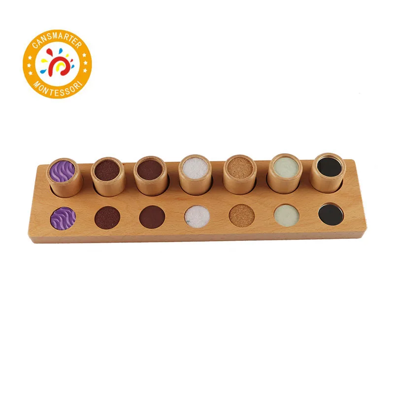 

Montessori Baby Toy Various Styles Touch Rough & Smooth Cylinder Early Childhood Education Preschool