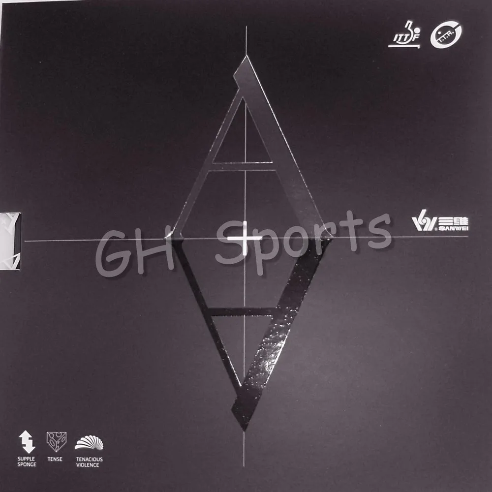 

Sanwei A+ (NON-TACKY) Pips-in Table Tennis (PingPong) Rubber With Sponge