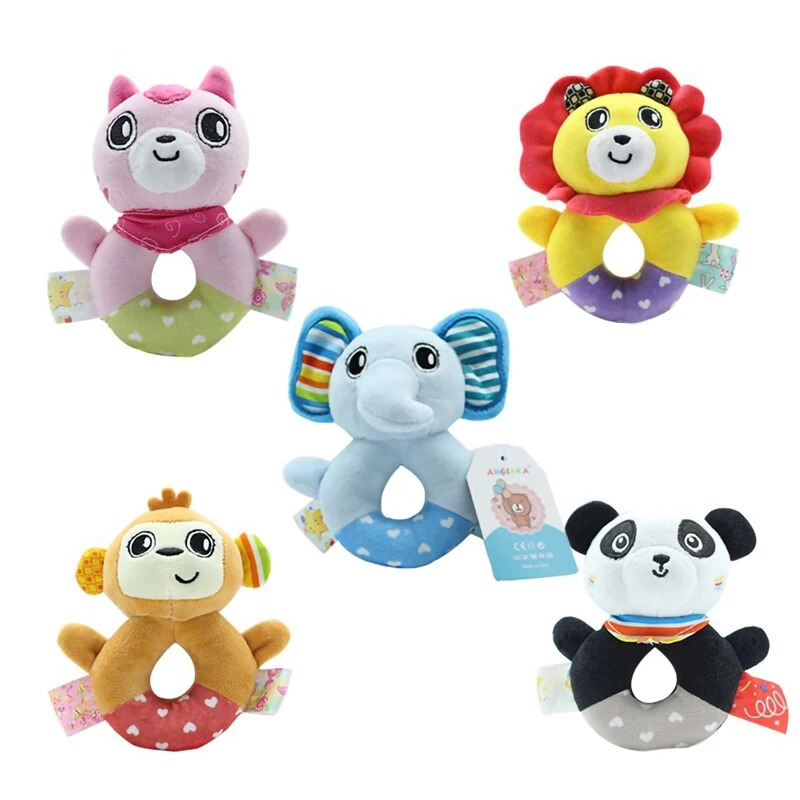 

Infant Baby Toys Mobile Baby Animal Fish Plush Toy Bed Rattles Crib Stroller Hanging Bells Toys