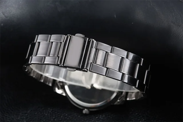 Zegarek unisex GIMTO czarna konstrukcja kolorowe wskazówki