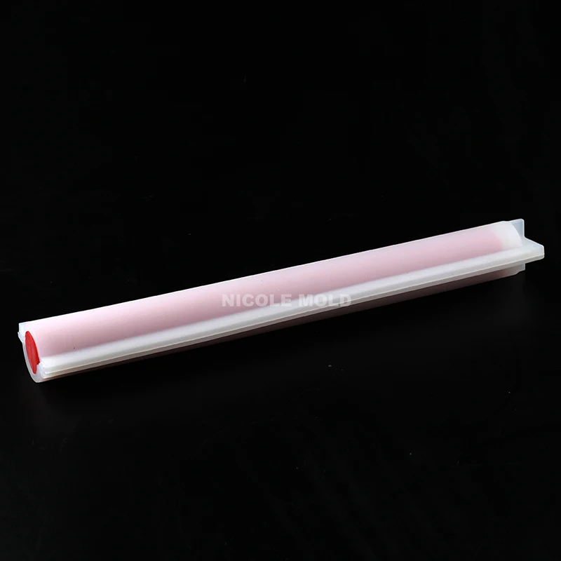 Nicole Cylindrical Silicone Soap Mold Handmade Craft Swirl Soap Decoration Tool Tube Mould
