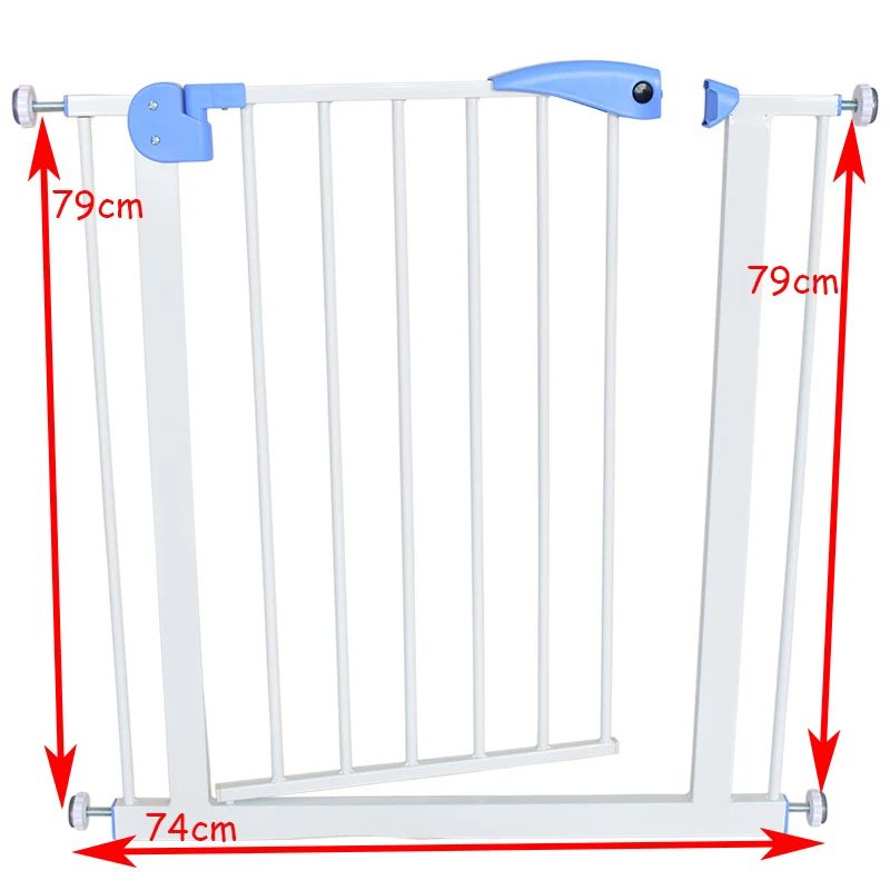 baby safety door baby gate kids child fence gate fencing for children baby pet fence baby fence stairs for door width 74-87cm