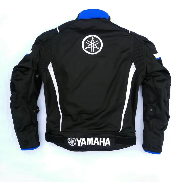 Verano motocicleta Moto GP chaqueta con Protector para YAMAHA M1 equipo Racing Motocross ropa azul negro