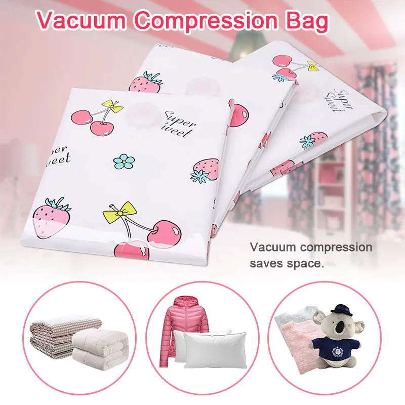 

Compression Bag Storage Home Practical PA PE Vacuum Storage Bag Convenient Vacuum 6 Size Electric Pump Travel Package
