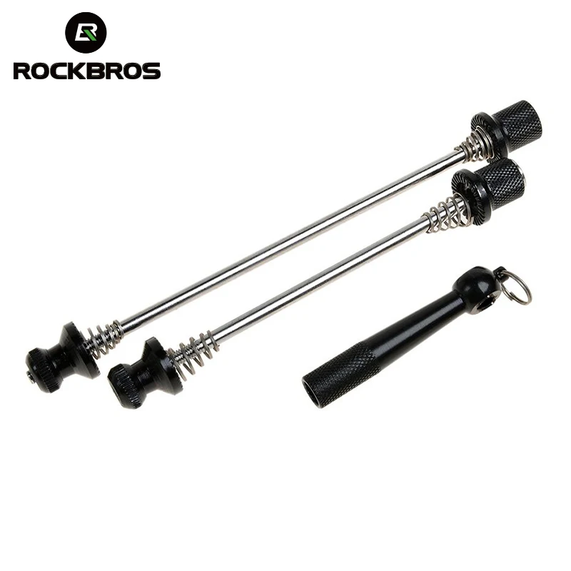 ROCKBROS الدراجة دراجة محاور مكافحة سرقة سريعة الإصدار أسياخ الدراجات MTB عجلات قفل الأمن ل Mtb الطريق دراجة أجزاء bmx ROCKBROS الدراجة دراجة محاور مكافحة سرقة سريعة الإصدار أسياخ الدراجات MTB عجلات قفل الأمن ل Mtb الطريق دراجة أجزاء bmx
