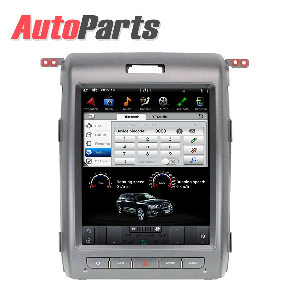 

Android Tesla Vertical screen for Ford F150 2009 - 2014 car audio radio multimedia system gps navigation car dvd IPS AUX