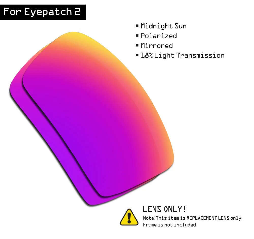 

Поляризованные солнцезащитные очки SmartVLT, Сменные линзы для Oakley eyeпатч 2 - Midnight Sun