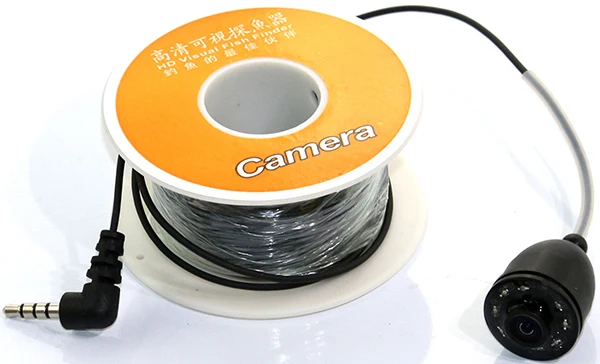 Горячая мини 15 м кабель подводная рыболовная камера ночного видения для
