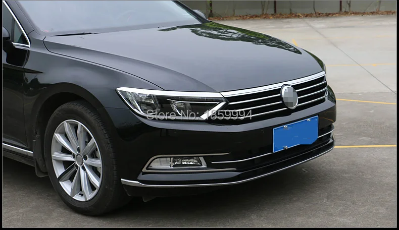 Для 2018 2019 2020 VW Passat B8 седан/Alltrack/вариант Передняя капота гриль для губ молдинг