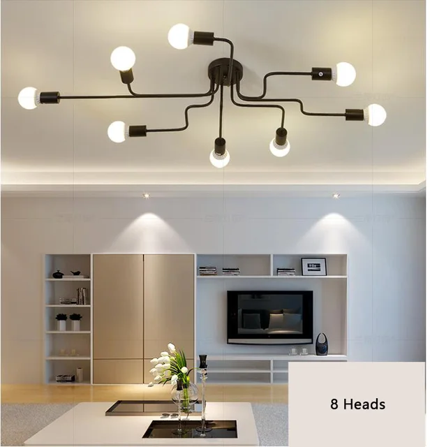 Nowoczesny LED sufitowy żyrandol oświetlenie salon sypialnia żyrandole Creative Home Lighting oprawy Darmowa wysyłka -