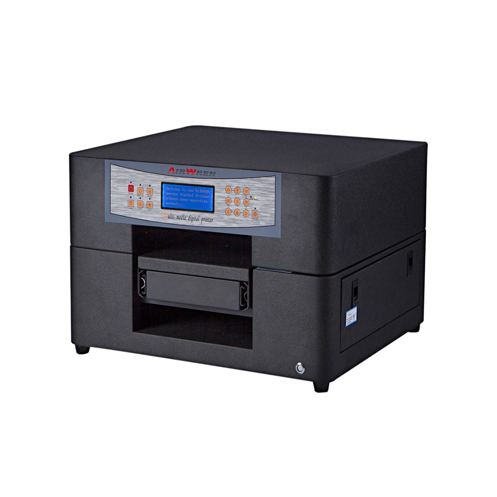 

Airwren Mini UV Flatbed Printer with A4 Size 6 Color Digital Inkjet UV Printing Machine For Phone Case Glass Printing