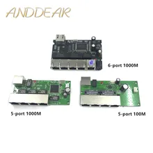 5/6-коммутатор модуль широко используется в светодиодный линия 5-разъемное зарядное usb-устройство для 10/100 10/100/1000 m контактный порт мини модуль автоматического включения света при создании PCBA