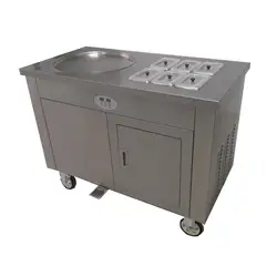 Германия охлаждаемый стол сковорода для жарки жареного мороженого машина с 220 В