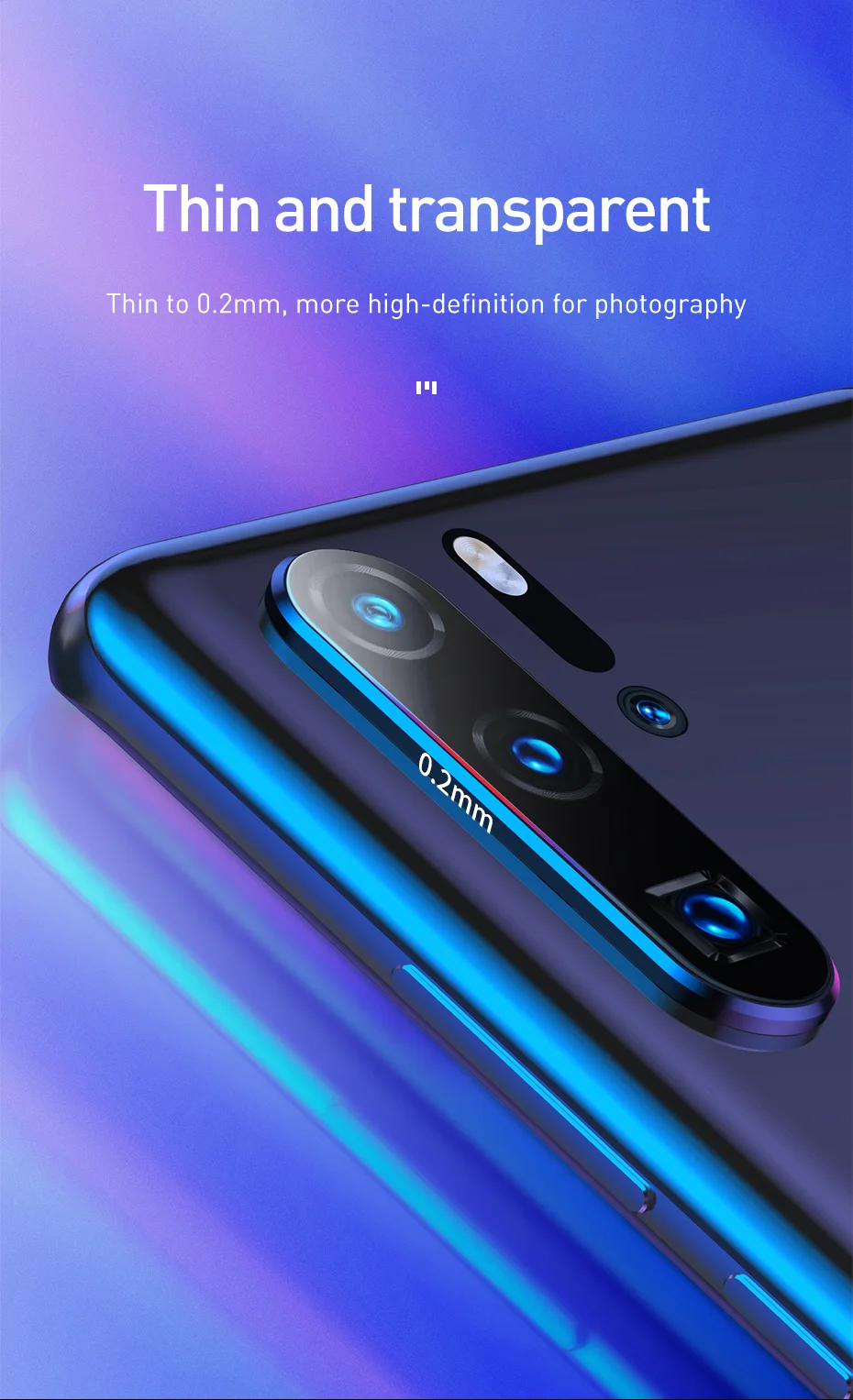 Baseus 0,2 мм закаленное стекло объектив камеры для huawei P30 P30 Pro задняя камера Стекло экран протектор Защитная пленка для huawei P30