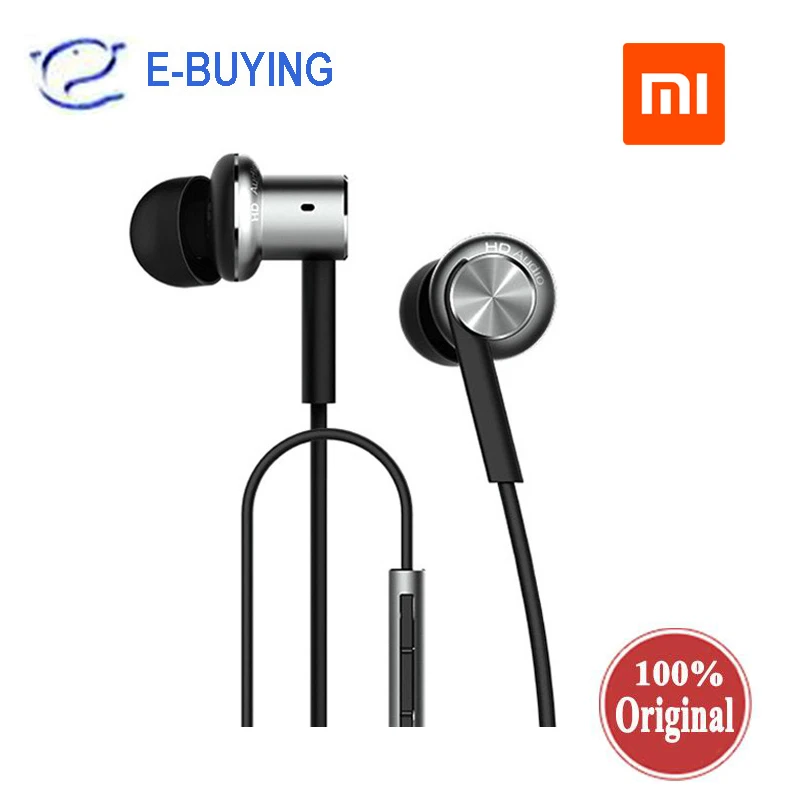 Original Xiaomi Piston 4 Earphones Xiaomi Hifi Earphones with Microphone for Phones Iphone Samsung Huawei Meizu 3.5mm Universal