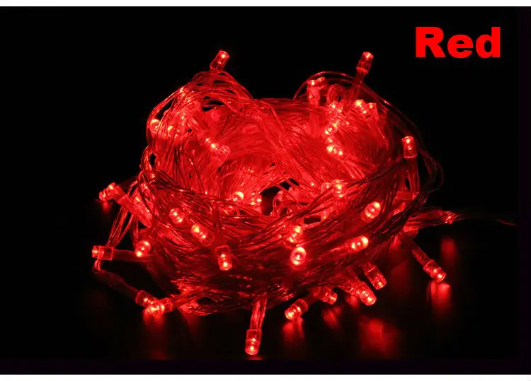10M-100LED-220V-Red