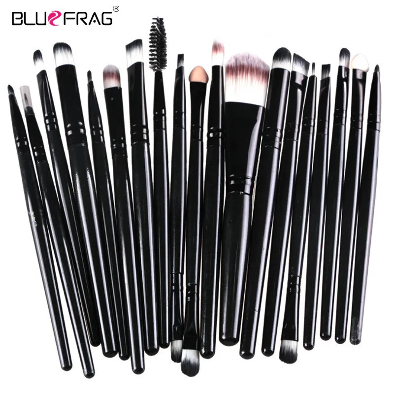 Pincéis de Maquiagem Vaga em pó Ferramentas de Beleza Novos Conjunto Conversa Fundação Cosméticos Sombra Delineador Lip Make up Escova Maquiagem Pro 22 Pcs 10 Beleza e saúde