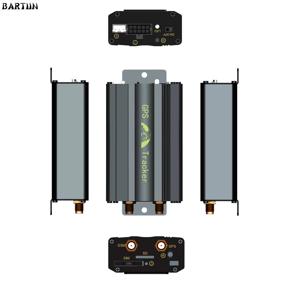 Автомобильная GSM GPRS система отслеживания Coban GPS трекер для автомобиля TK103A монитор