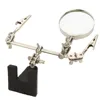Third Hand Soldering Iron Stand Helping Clamp Vise Clip Tool Magnifying Glass wholesale ► Photo 3/4