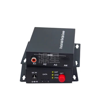 

1 Audio Over FC Fiber optic Extender (one way) Transmitter and Receiver, for Audio intercom broadcast system (Tx/Rx) Kit