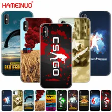HAMEINUO счетчик Strike CS GO и PUBG чехол для сотового телефона для iphone X 8 7 6 4 4S 5 5S SE 5c 6s plus