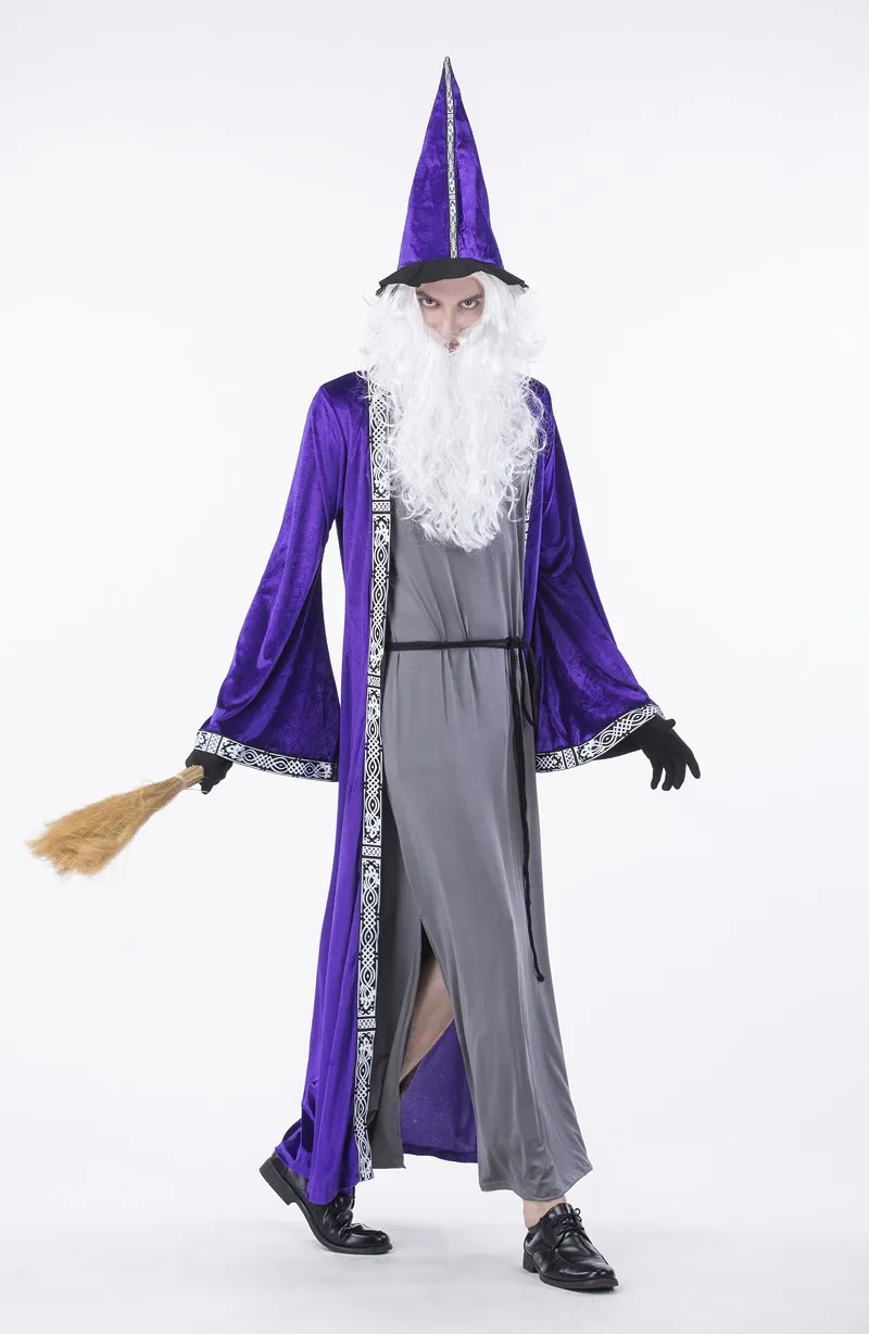 European Religious Men Priest Uniform Christmas Cosplay Costume for Men