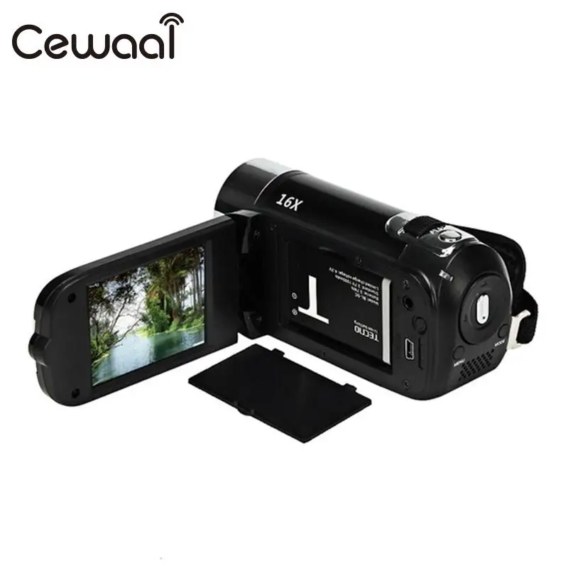 Cewaal USB Capacitive Touch Display Shooting DV Camera Photography Digital Camcorder Small Recorder Video Camera