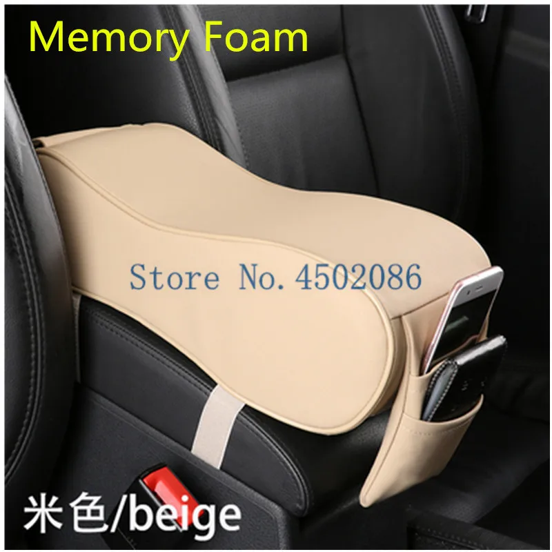 Автомобильная передняя отделка подлокотник накладки на коробку memory foam booster pad для Kia SportageR автостайлинг - Цвет: Memory Foam D